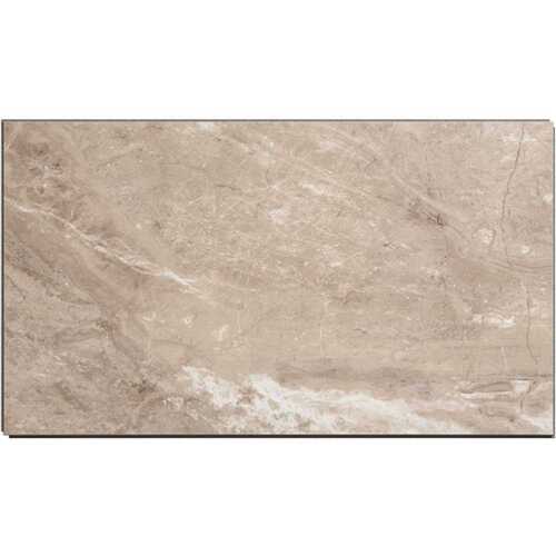 PALISADE 53011 25.6 in. L x 14.8 in. W Venetian Marble No Grout Vinyl Wall Tile (21 sq. ft./case) Beige/Bisque