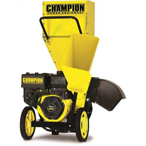 Champion Power Equipment 100137 3 in. 338 cc Gas-Powered Wood Chipper Shredder