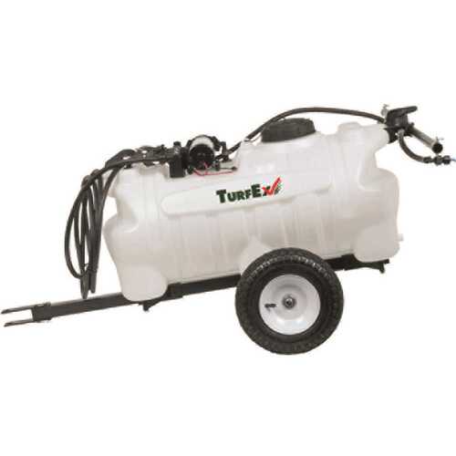 TurfEx Tow-Behind Sprayer with 2 Nozzle Boom, 25 Gallon Capacity