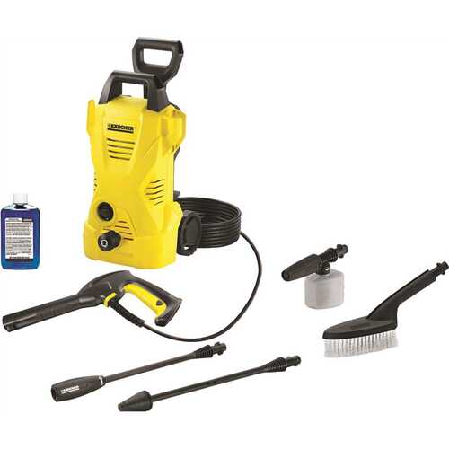 KARCHER NORTH AMERICA 1.602-315.0 1600 PSI 1.25 GPM K2 Car Care Kit Electric Power Pressure Washer with Vario & Dirtblaster Spray Wands