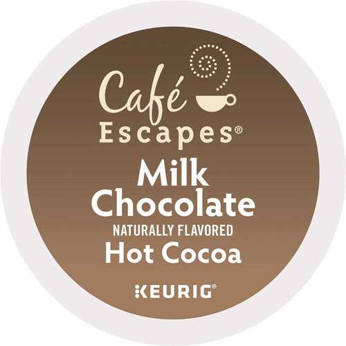 K-Cup Pod, Milk Chocolate Flavor, Yes Caffeine Box - pack of 24