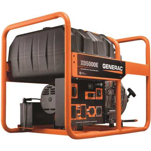 Portable Generator, 120/240 V, 12 gal Tank, 32.4 hr Run Time, Electric, Recoil Start