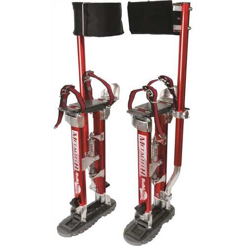 MetalTech I-BMDS1830 Drywall Stilt, 225 lb, 18 in Min H, 30 in Max H, Aluminum