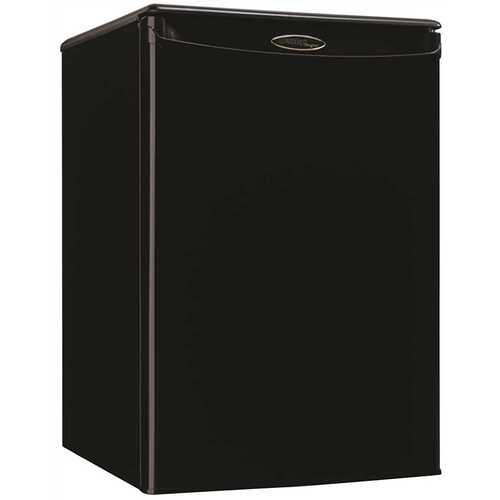 Danby Products DAR026A1BDD Designer Series Compact Refrigerator, 2.6 cu-ft Overall, Black