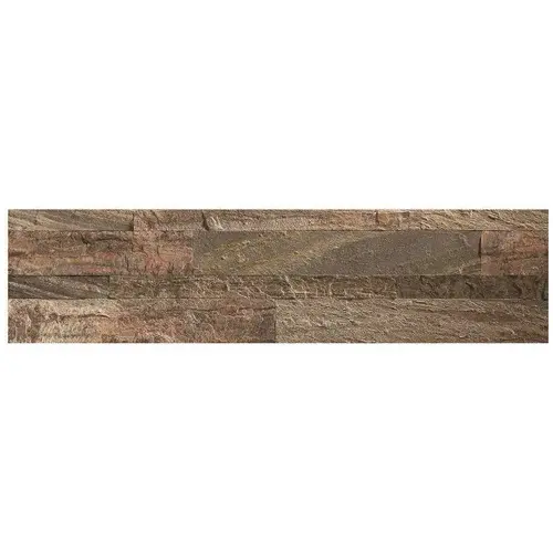 ASPECT A9080 Backsplash Tile, 24 in L, 6 in W, 0.15 to 0.3 mm Thick, Natural Stone, Weathered Quartz
