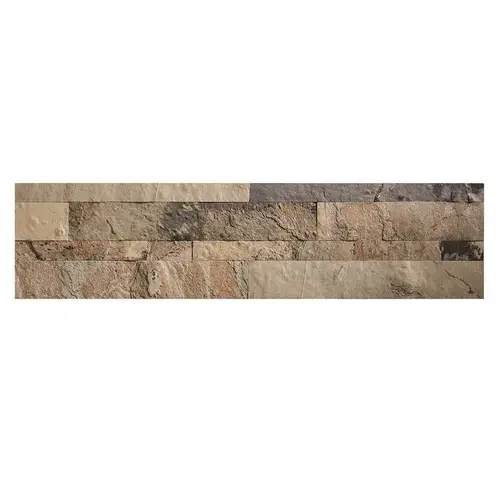 ASPECT A90-81 23.6 in. x 5.9 in. Medley Slate Peel and Stick Stone Decorative Tile Backsplash