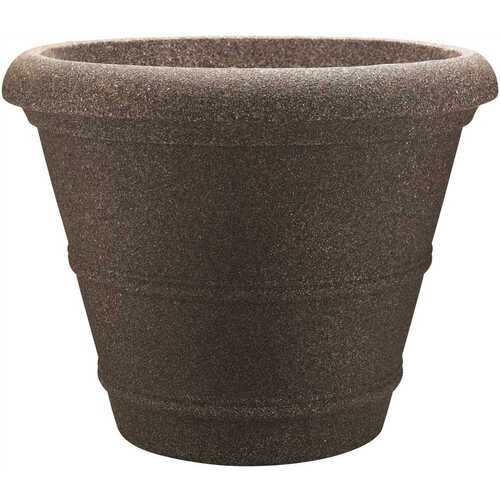 Veranda 20 in. dia Monzonite Resin. Planter - pack of 6