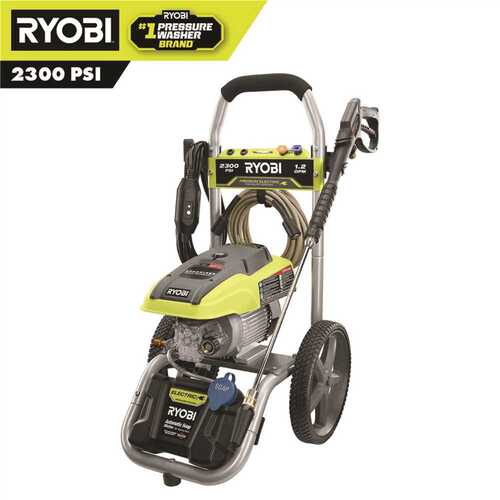 RYOBI RY142300 2300 PSI 1.2 GPM High Performance Cold Water Electric Pressure Washer