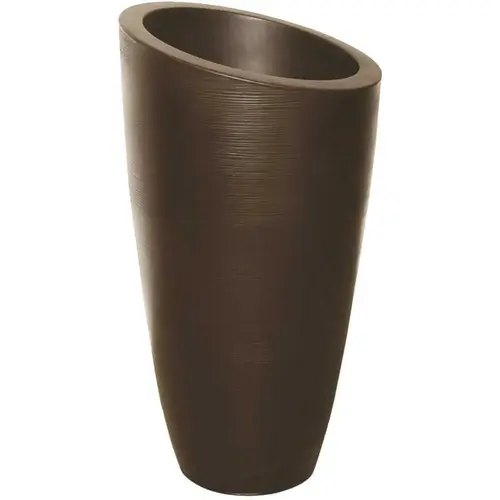 Mayne 8881-ES Modesto 42 in. Round Espresso Polyethylene Planter