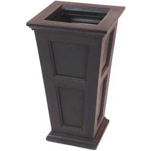 Fairfield 40 in. Tall Black Polyethylene Planter