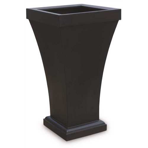 Bordeaux 40 in. Tall Black Polyethylene Planter