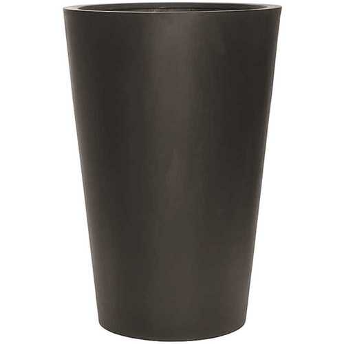 Vasesource E1010-90-01 35.5 in. x 25.5 in. x 23.5 in. Belle Lg Natural Black Round Fiberstone Planter