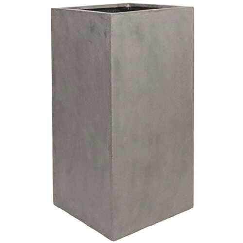 Vasesource BRISTOL3151616CM Bristol 31.5 in. x 16 in. x 16 in. Gray Fiberstone Planter