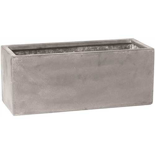 Vasesource CARLO8820CM Carlo 8 in. x 8 in. x 20 in. Cement Fiberstone Planter