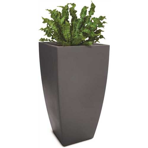 Mayne 8888-GRG Kobi 38 in. Tall Graphite Grey Self-Watering Polyethylene Planter Gray