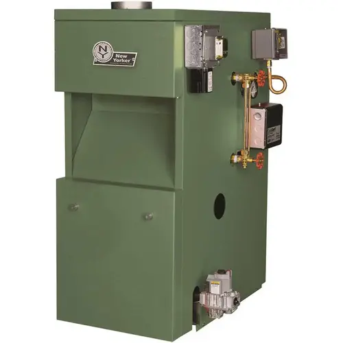 CG-E Series Natural Gas-Fired Water Boiler with 105,000 BTU Input and 77,000 BTU Output Green