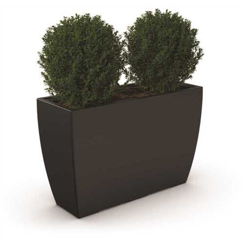 Mayne 8836-B Kobi Trough Black Polyethylene Planter