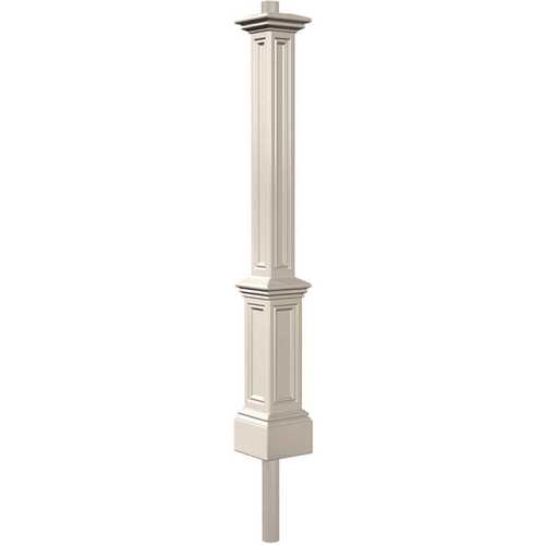 Signature White WH Conduit Polyethylene Lamp Post