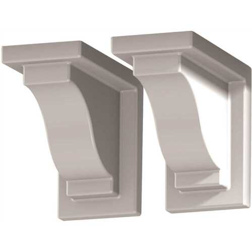 Yorkshire White Vinyl Decorative Corbel