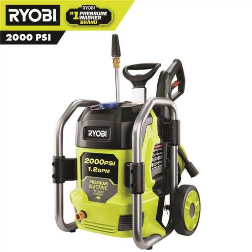 2000 PSI 1.2 GPM Cold Water Corded Electric Pressure Washer