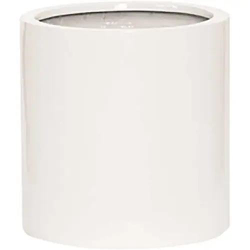 Cambridge 16 in. x 16 in. x 16 in. Glossy White Fiberstone Planter