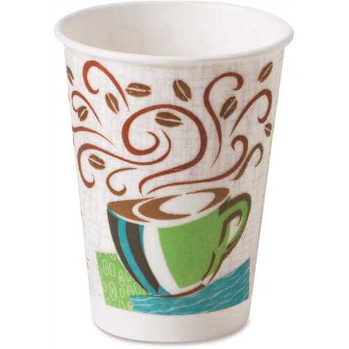16 oz. Coffee Haze Insulated Paper Hot Cup with Fits Large Lids (20 Sleeves per Case, 50 Cups per Sleeve)