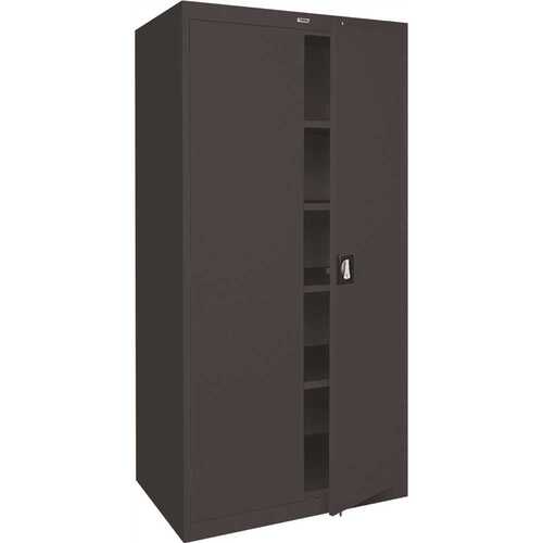 Fortress Series 36 in. x18 in. x 72 in., Black, Steel Storage Cabinets