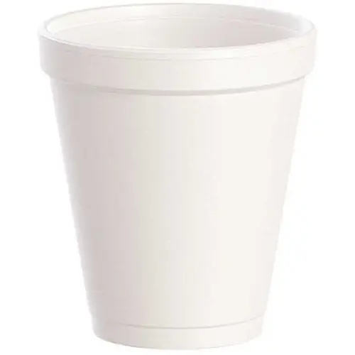DART 8J8 J Cup 8 oz. Insulated Foam Cup, White - pack of 1000