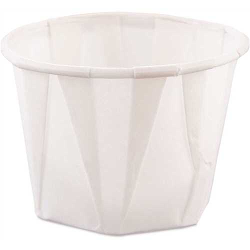 SOLO INC SCC442050 Treated White Paper Water Cup, 3 fl. Oz.