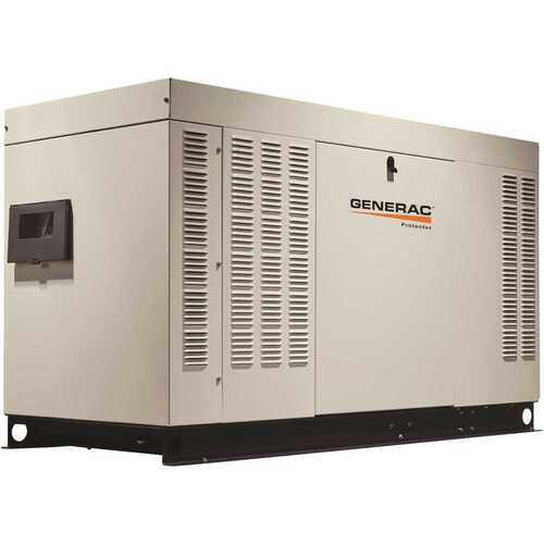 Generac RG06024JVAX Protector 60,000-Watt 120-Volt / 240-Volt 3-Phase Liquid-Cooled Whole House Generator