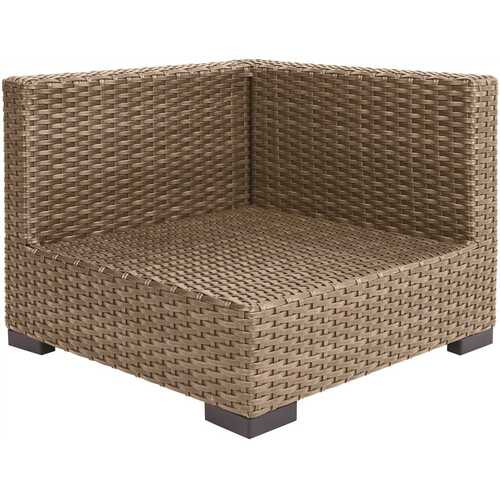 Hampton Bay D13320-SSC-N Commercial Natural Wicker Left Arm, Right Arm or Corner Outdoor Sectional Chair