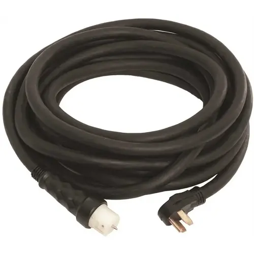 Generac 6389 25 ft. 50 Amp Male to Female Generator Cord Black