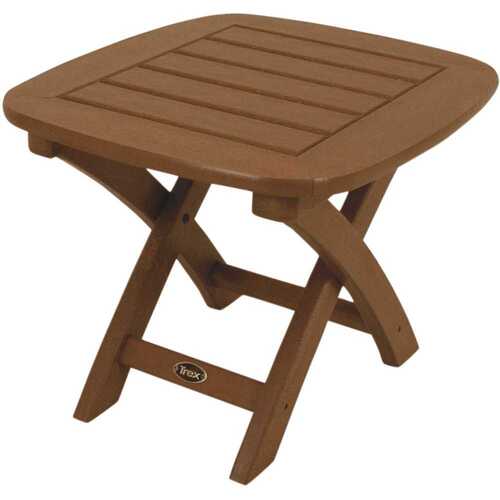 Yacht Club 21 in. x 18 in. Tree House Patio Side Table