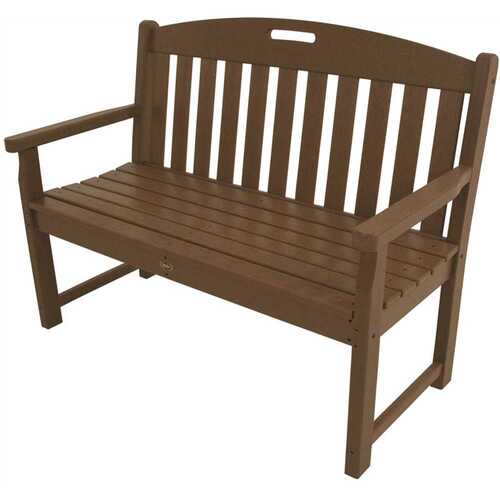 Yacht Club 48 in. Tree House Plastic Patio Bench