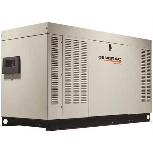 Generac RG04524JNAC 45,000-Watt 120-Volt/240-Volt Liquid Cooled Standby Generator 3-Phase with Aluminum Enclosure
