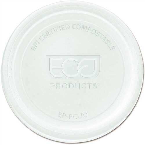 Eco-Products, Inc EP-PCLID Compostable Portion Cup Lid Fits 2 oz. to 4 oz. Cups