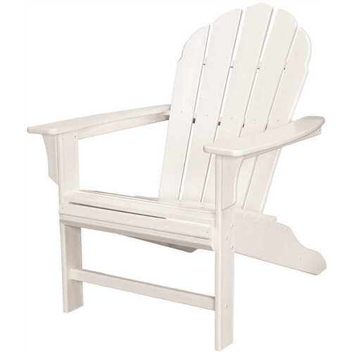 Trex Outdoor Furniture TXWA16CW HD Classic White Plastic Patio Adirondack Chair