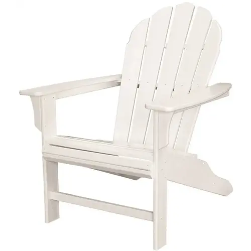 Trex Outdoor Furniture TXWA16CW HD Classic White Plastic Patio Adirondack Chair