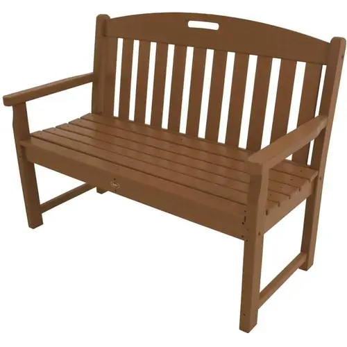 Trex Outdoor Furniture TXB48SC Yacht Club 48 in. Plastic Outdoor Bench Tree House