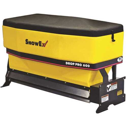 SnowEx SD-600-1 Drop Pro Salt Spreader, 6.0 cu.ft