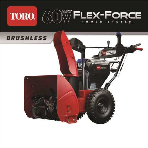 Toro 39926T 60-Volt Power Max E 26 in. Two-Stage Cordless Electric Snow Blower Triggerless Steering (Bare Tool)