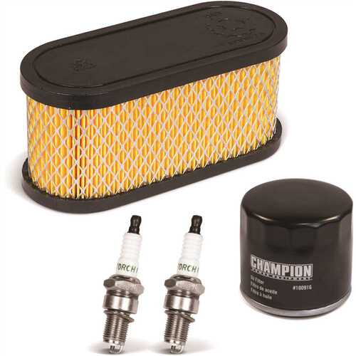 Champion Power Equipment 100373 12.5 kW Home Standby Generator Maintenance Kit Spark Plugs, Air Filter, Oil Filter