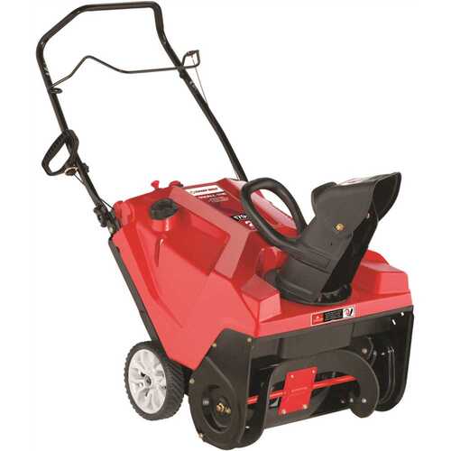 Troy-Bilt Squall 179E Squall 21 in. 179 cc Single-Stage Gas Snow Blower with Electric Start and E-Z Chute Control