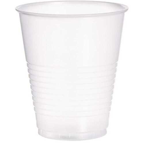 Translucent 12 oz. Polystyrene Plastic Cold Cups Squat (1000-Per Case)