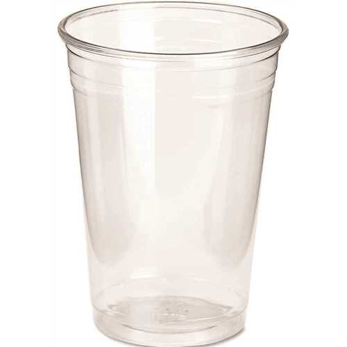 DIXIE CP10DX 10 oz. Tall Pete Plastic Cold Cups, Clear, 500-Cups Per Case