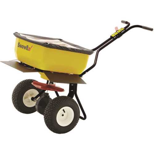 SnowEx SP-85 Heavy Duty Walk-Behind Broadcast Spreader, 160 lb. Capacity