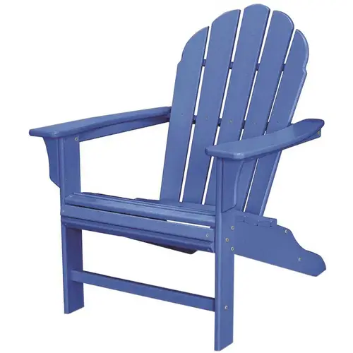 Trex Outdoor Furniture TXWA16PB HD Pacific Blue Plastic Patio Adirondack Chair