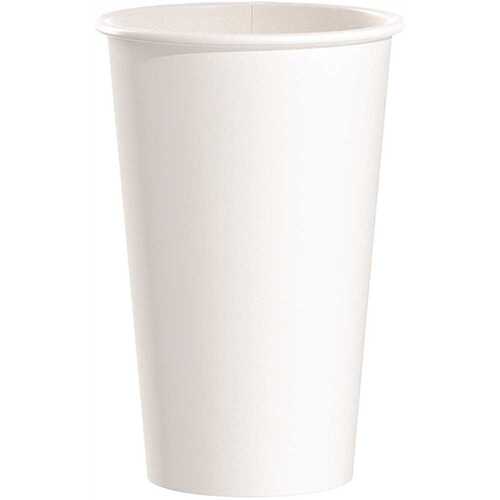 SOLO INC 316W-2050 16 oz. Poly Paper Hot Cup, White