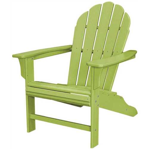 HD Lime Plastic Patio Adirondack Chair