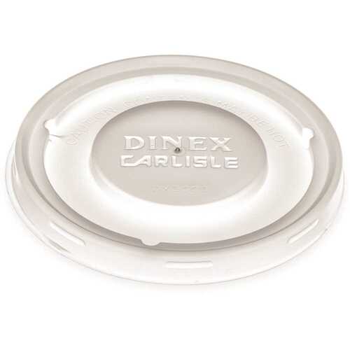 DINEX DX30008714 Translucent Lid fits DX3000 8 oz. Mug and DX3200 5 oz. Bowl; 3.5 in